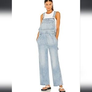 Boyish Light Blue Denim Overalls